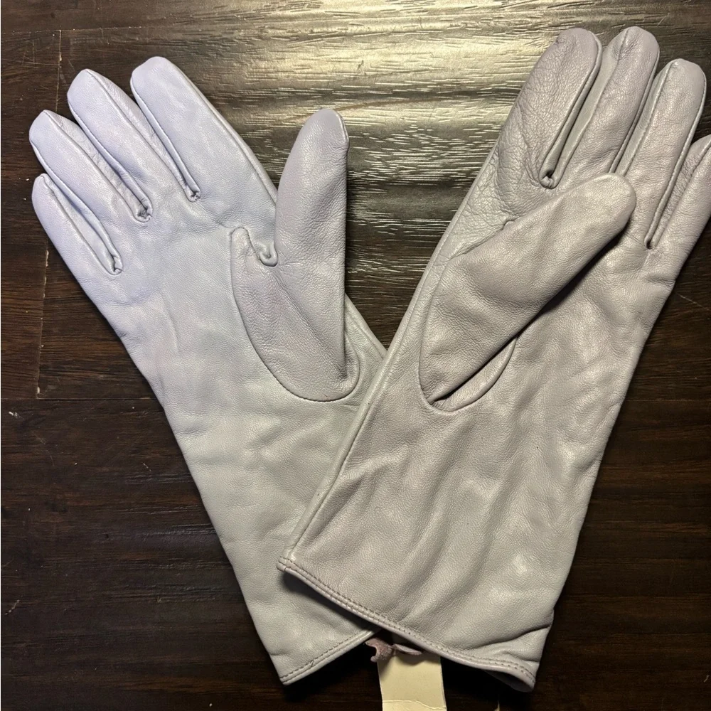 Vintage Centigrade Light Lavender Leather Gloves